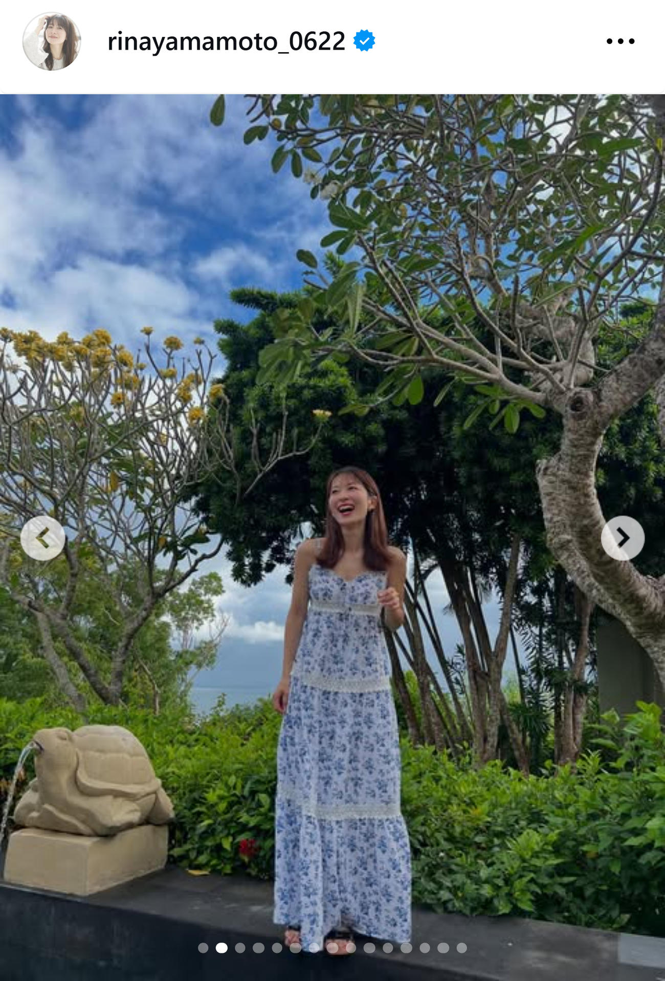 山本里菜のインスタグラムから