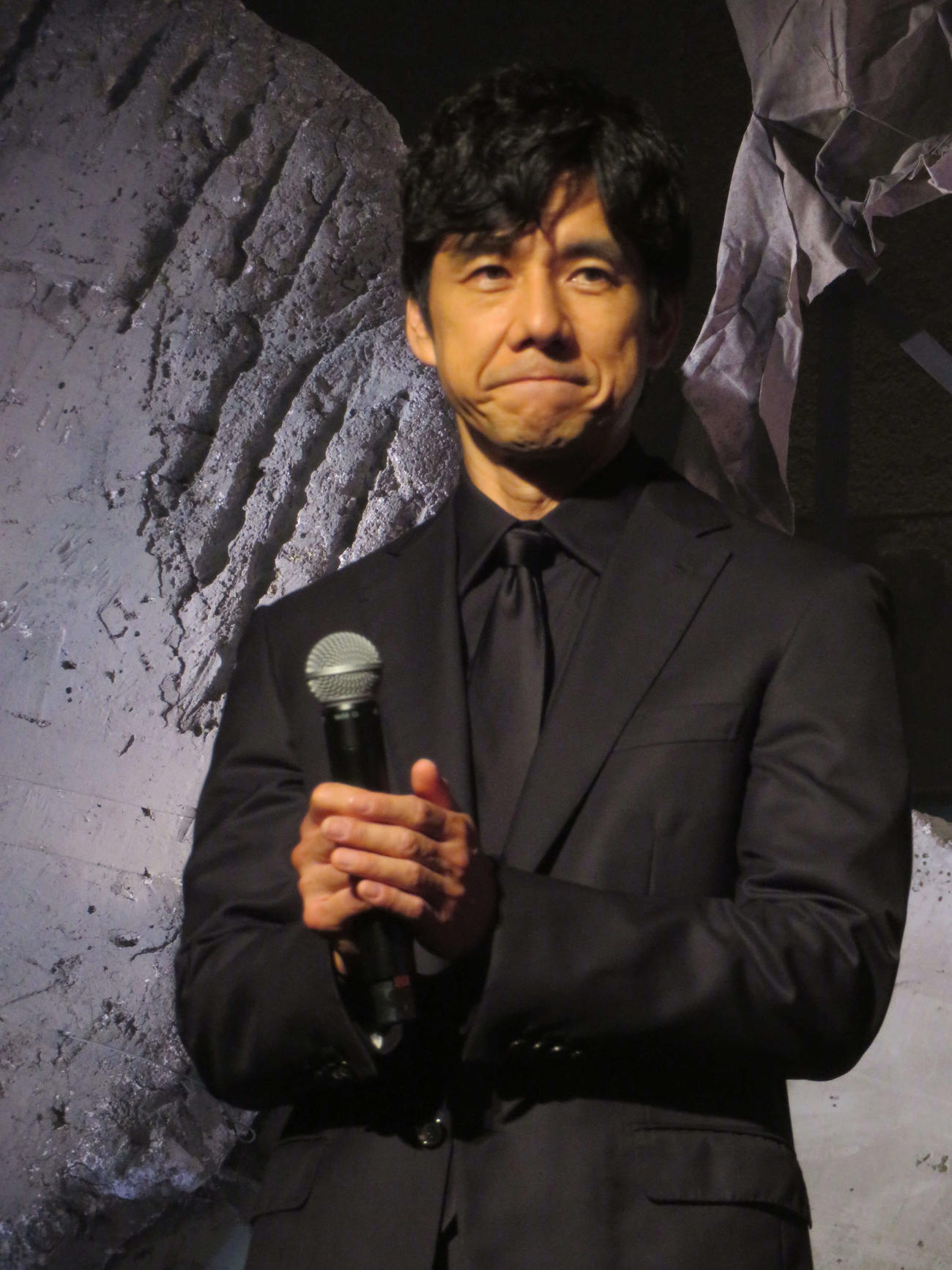 映画「Dear Stranger／ディア・ストレンジャー」完成報告会見に登壇した西島秀俊（撮影・村上幸将）