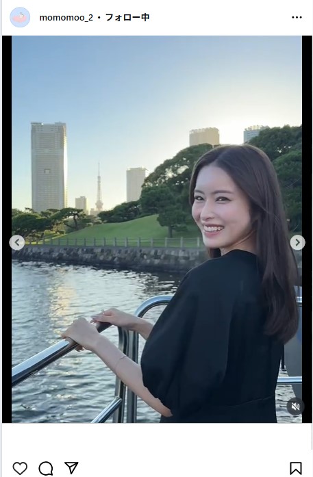 新山桃子のインスタグラムから