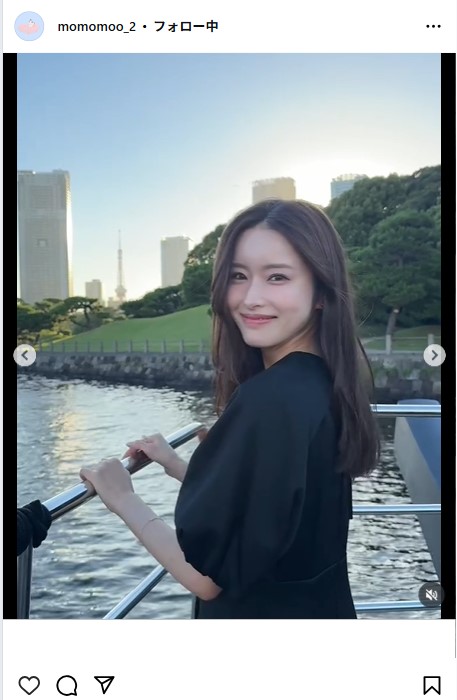 新山桃子のインスタグラムから