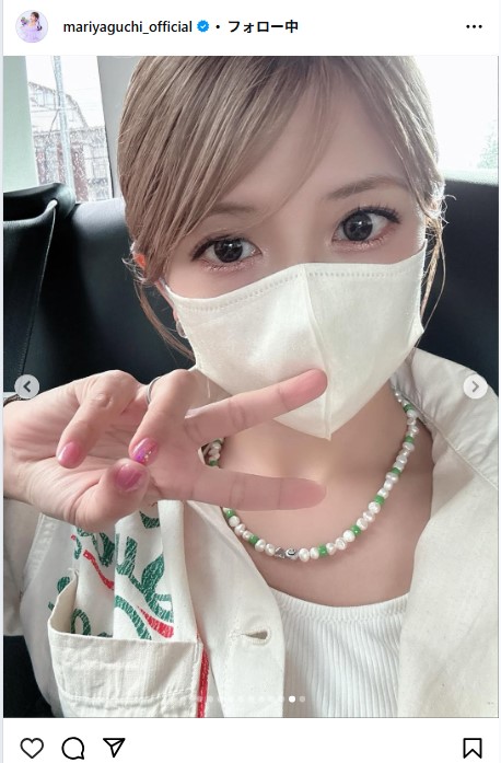 矢口真里のインスタグラムから