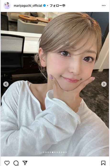 矢口真里のインスタグラムから