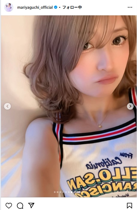 矢口真里のインスタグラムから