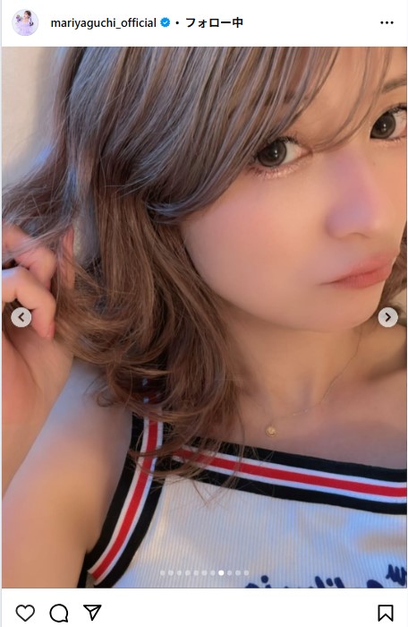 矢口真里のインスタグラムから