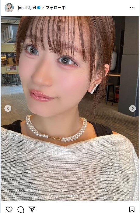 上西怜のインスタグラムから