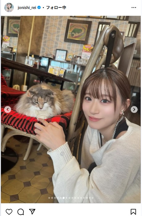 上西怜のインスタグラムから