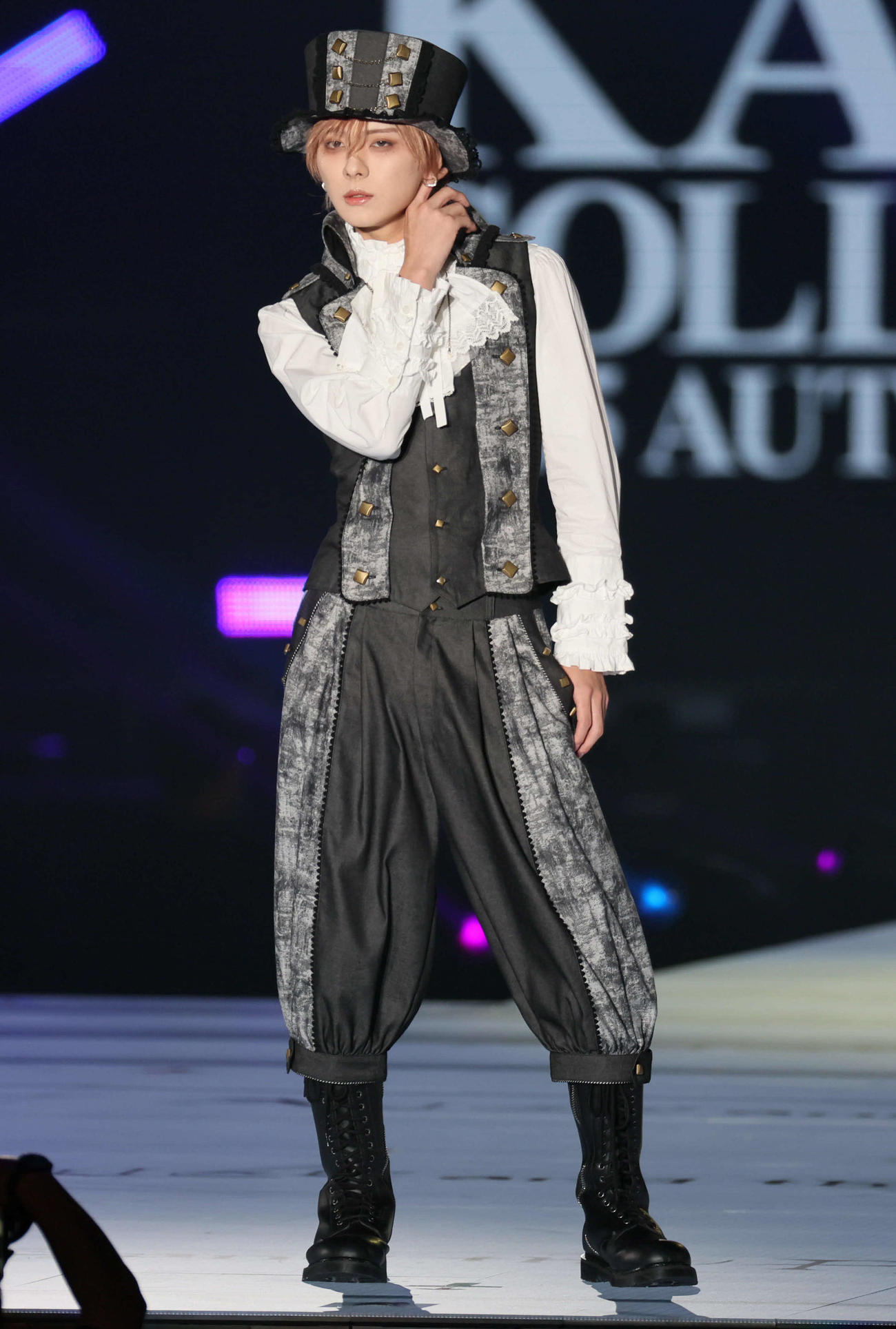 関西コレクション　関西コレクションに出演したゆそん（撮影・宮崎幸一)