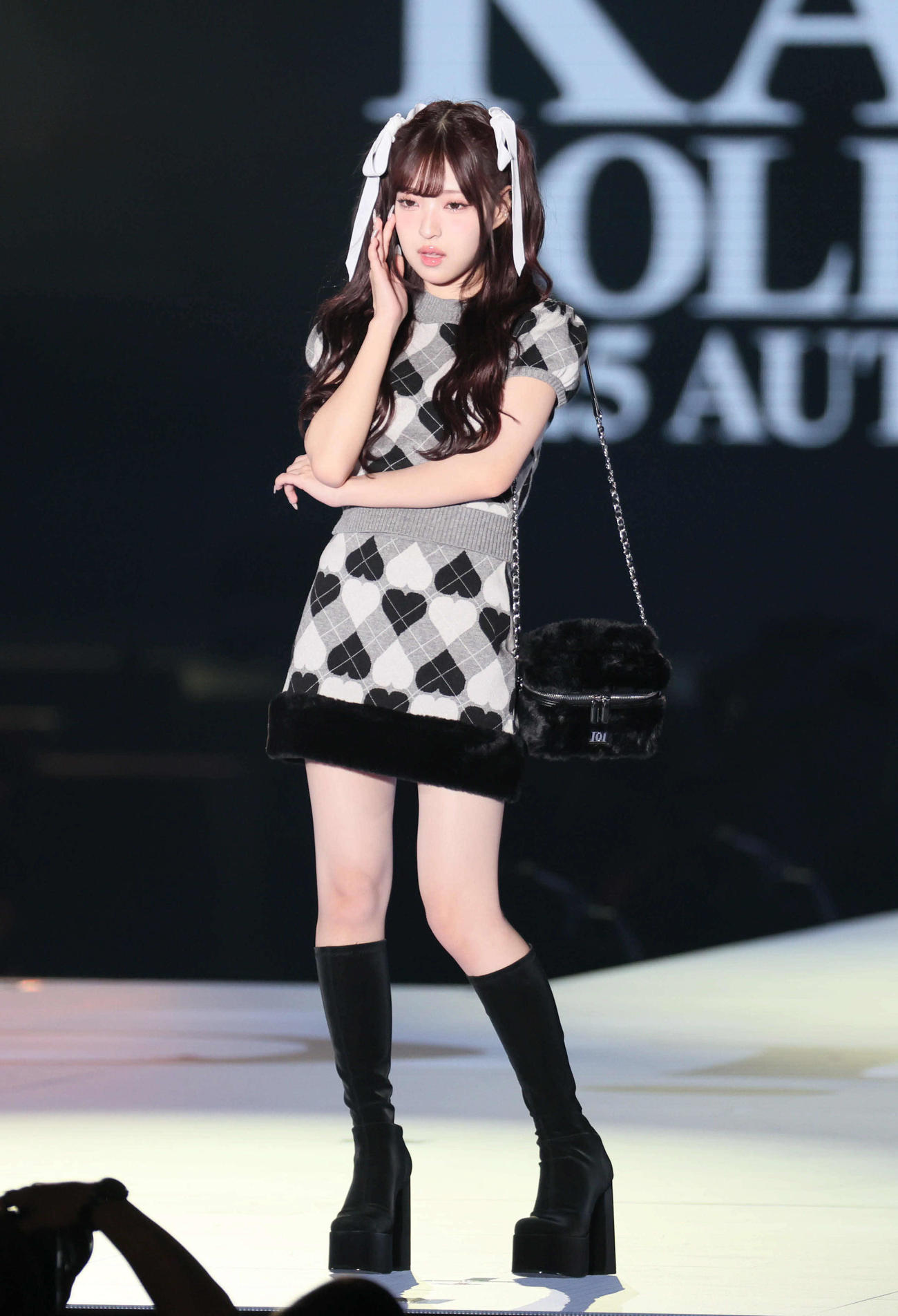 関西コレクション　関西コレクションに出演したMINAMI（撮影・宮崎幸一)