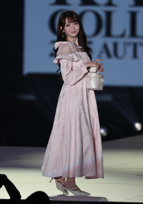 関西コレクション　関西コレクションに出演した大谷映美里（撮影・宮崎幸一)