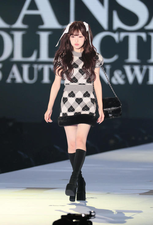 関西コレクション　関西コレクションに出演したMINAMI（撮影・宮崎幸一)
