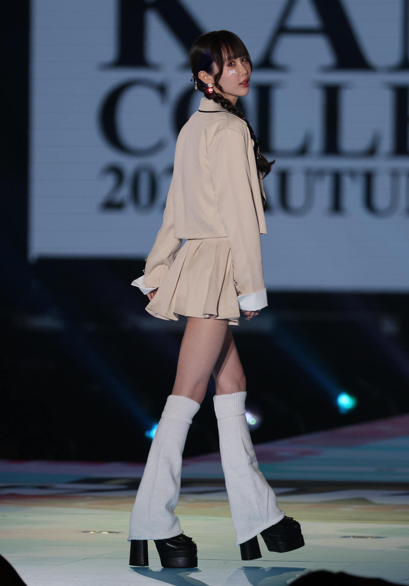 関西コレクションに出演したゆりにゃ（撮影・宮崎幸一)