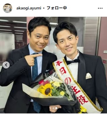 TBS赤荻歩アナウンサーのインスタグラムから