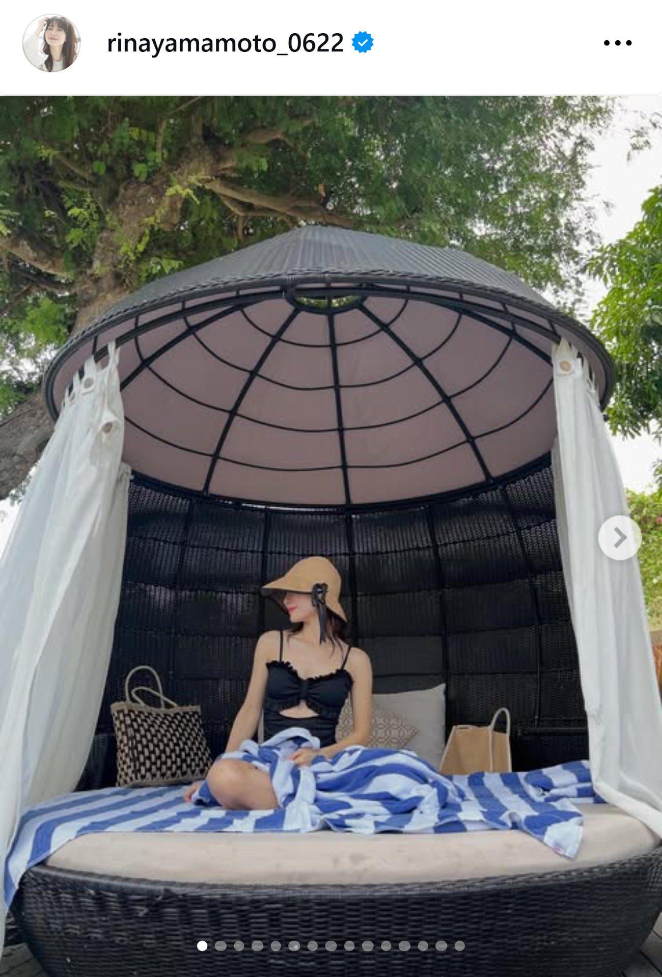 山本里菜のインスタグラムから