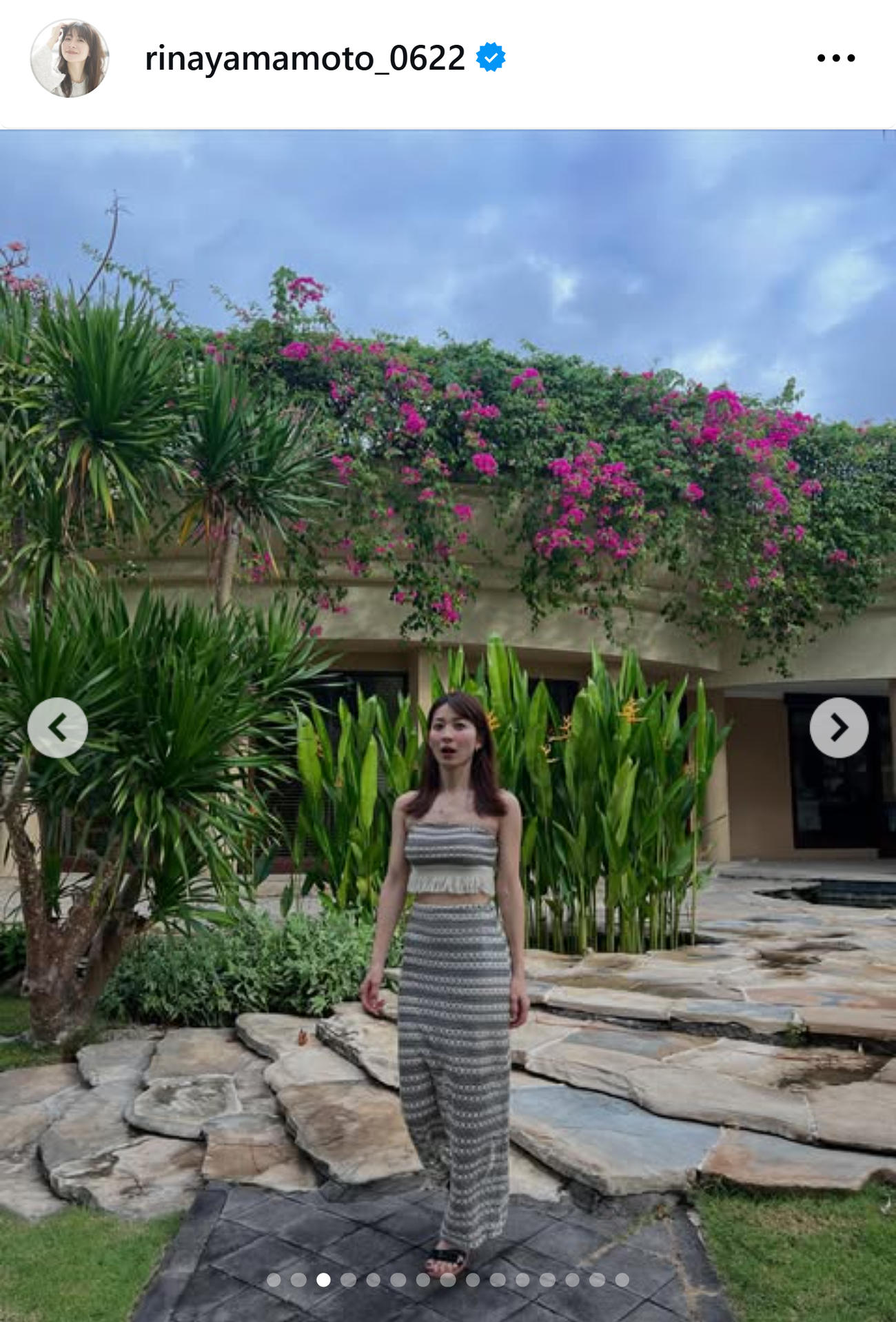 山本里菜のインスタグラムから