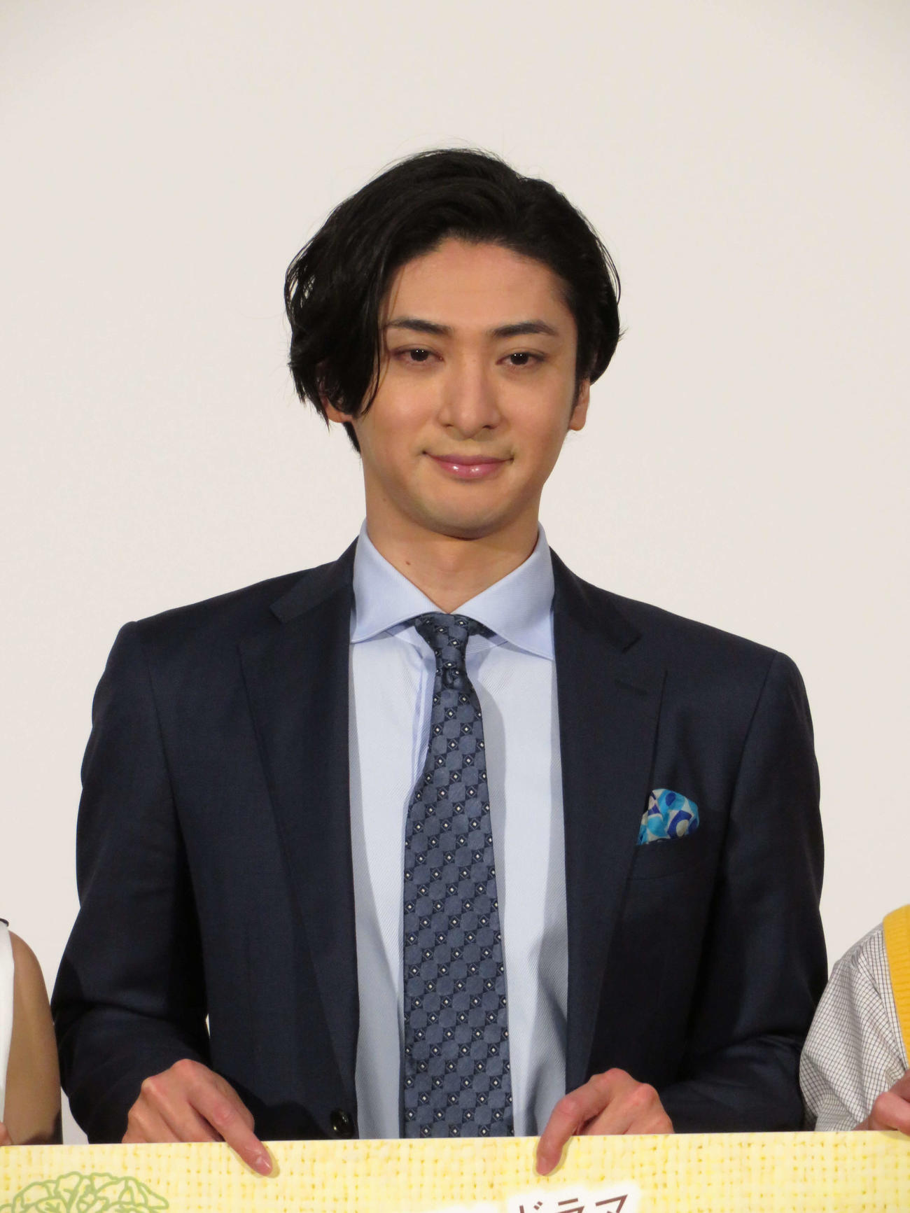 NHK特集ドラマ「コトコト～おいしい心と出会う旅～」群馬編・茨城編完成会見に出席した古川雄大（撮影・村上幸将）
