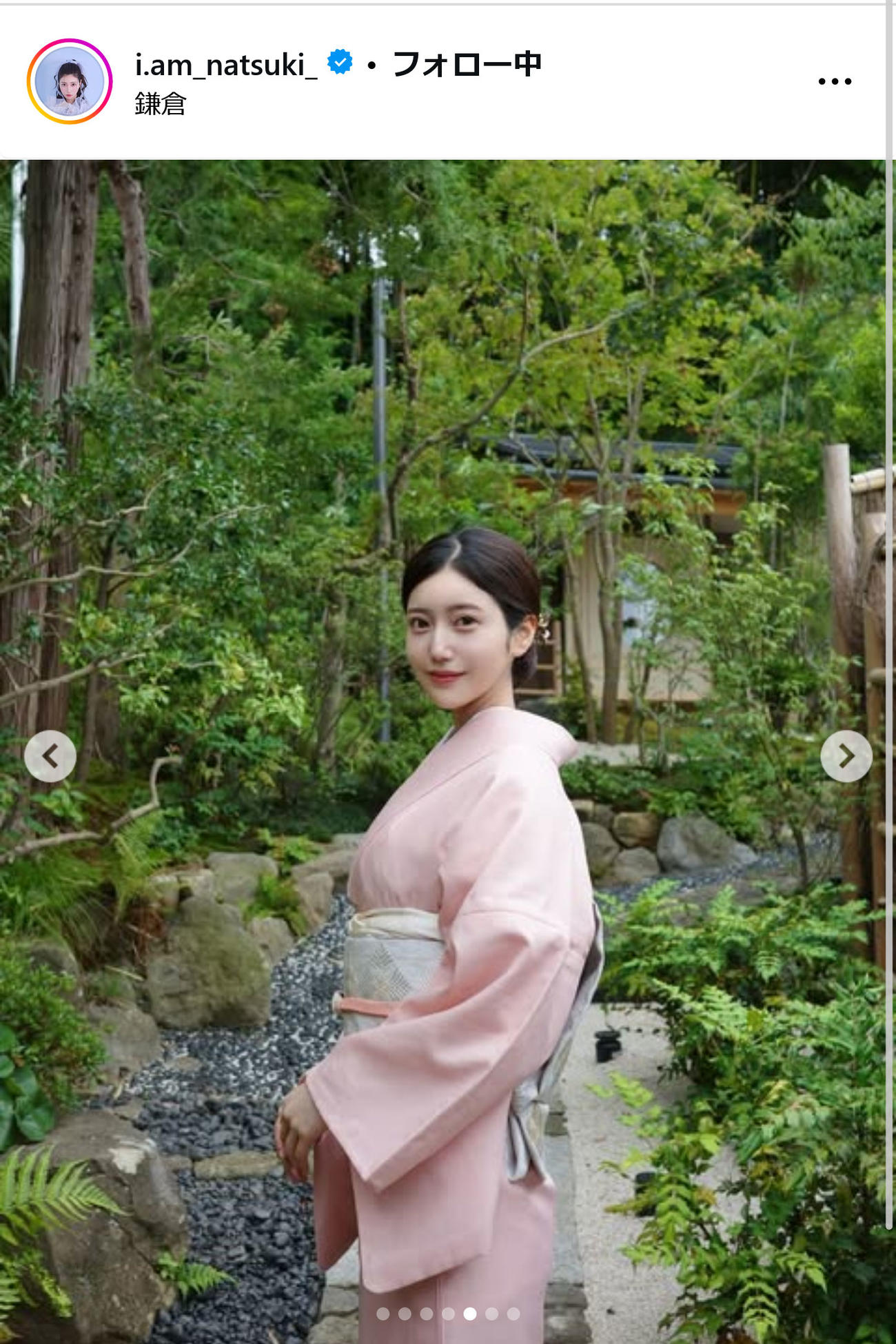 阿部なつきインスタグラムから