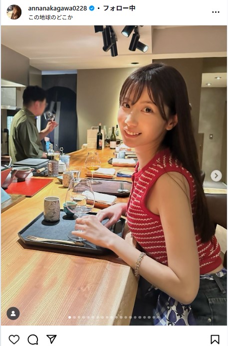 中川杏奈のインスタグラムから