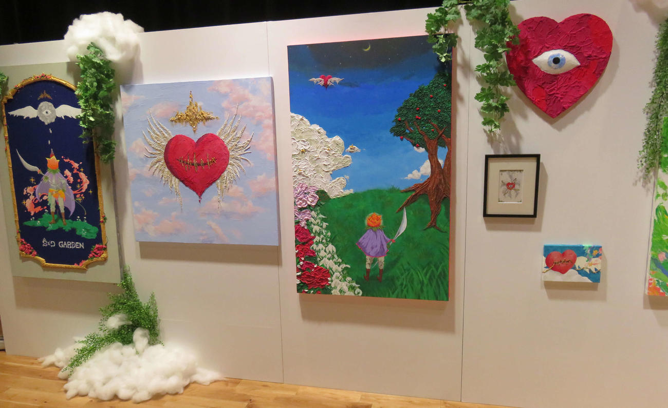 岡部麟の初個展「S×G GARDEN」に展示された作品