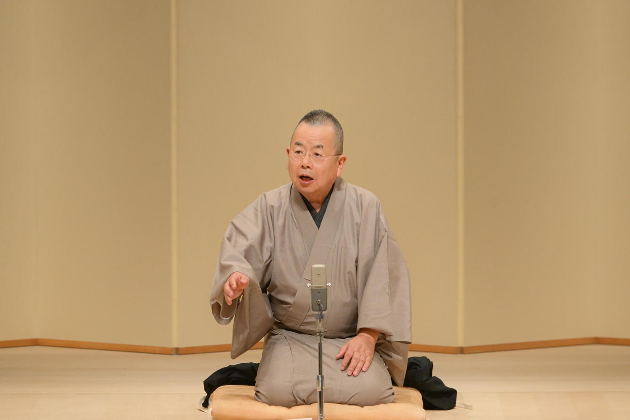 大阪・なんばグランド花月で独演会を行った桂文珍