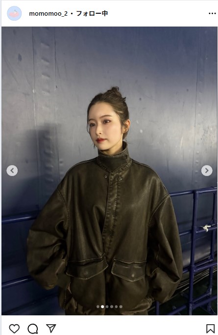 新山桃子のインスタグラムから