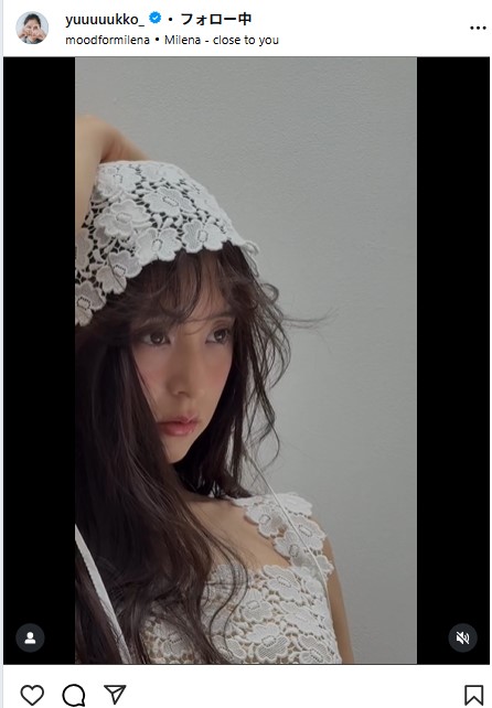 新木優子のインスタグラムから