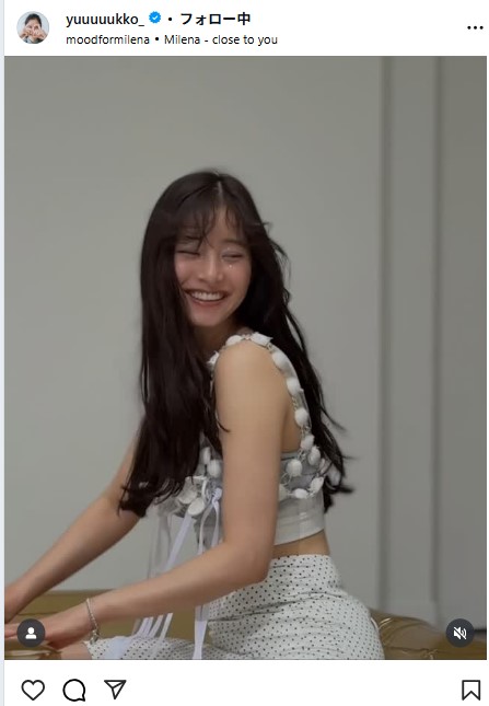 新木優子のインスタグラムから