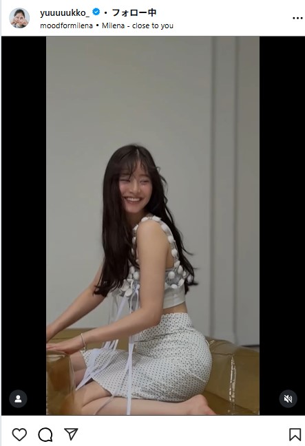 新木優子のインスタグラムから