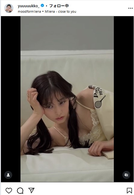 新木優子のインスタグラムから