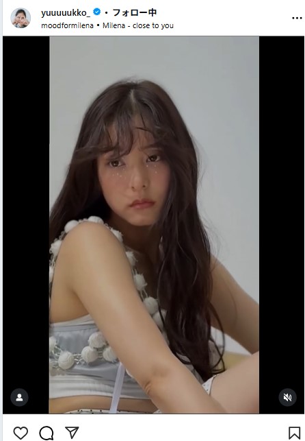 新木優子のインスタグラムから