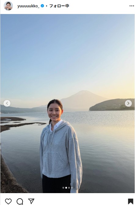 新木優子のインスタグラムから