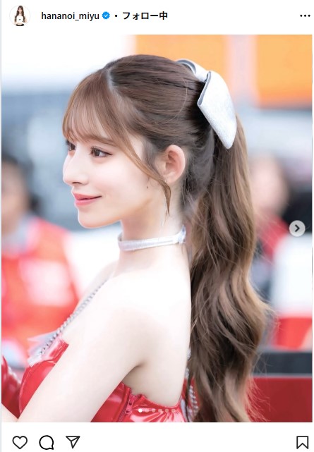 花乃衣美優のインスタグラムから