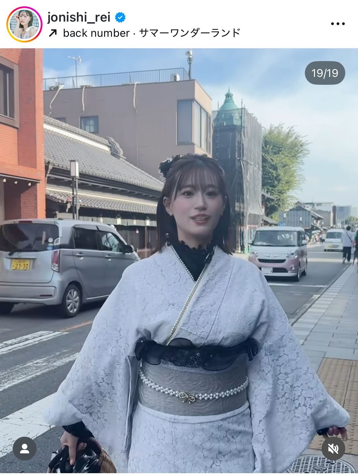 上西怜のインスタグラムから