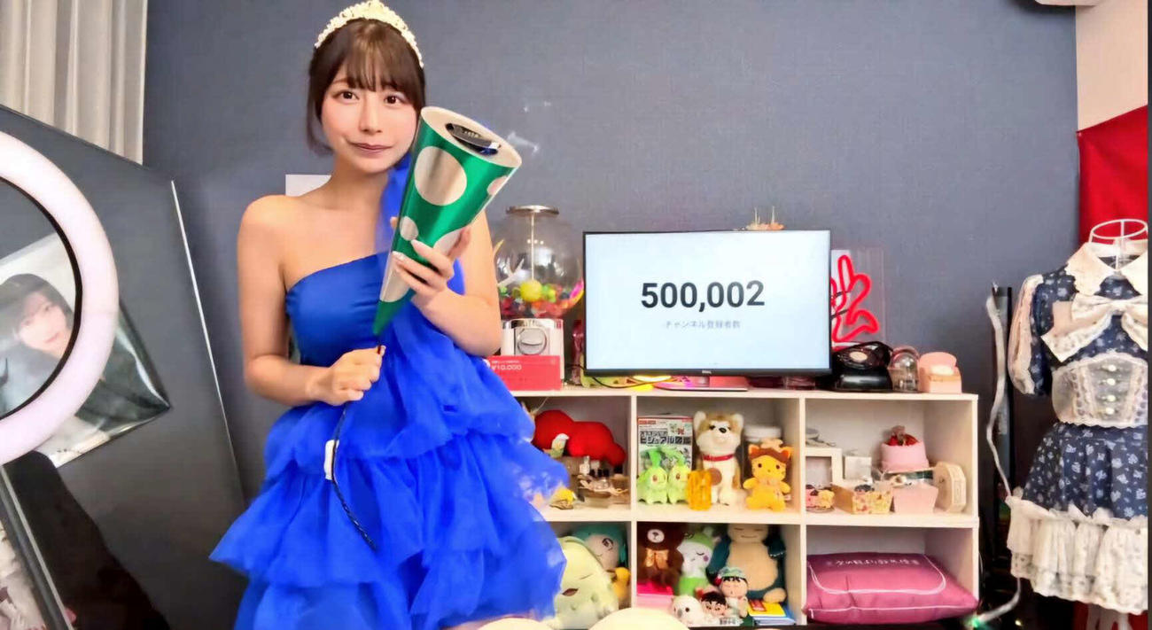 生誕祭を開催した鈴木優香はYouTubeの登録が50万人突破