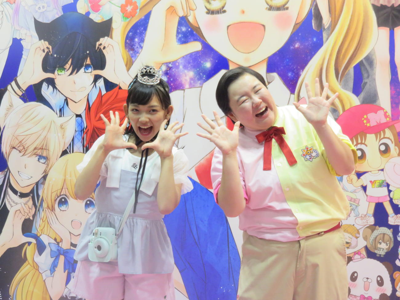 ちゃおガールグランプリとおはスタ賞を受賞したりのあさん（左）とやす子