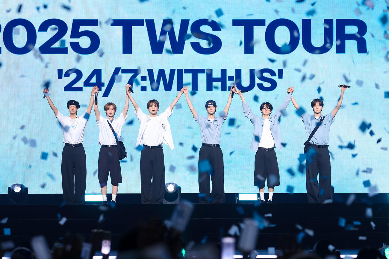 初の日本ツアー「2025 TWS TOUR’24／7：WITH：US’IN JAPAN」最終公演を行ったTWS（P）＆（C）PLEDIS Entertainment