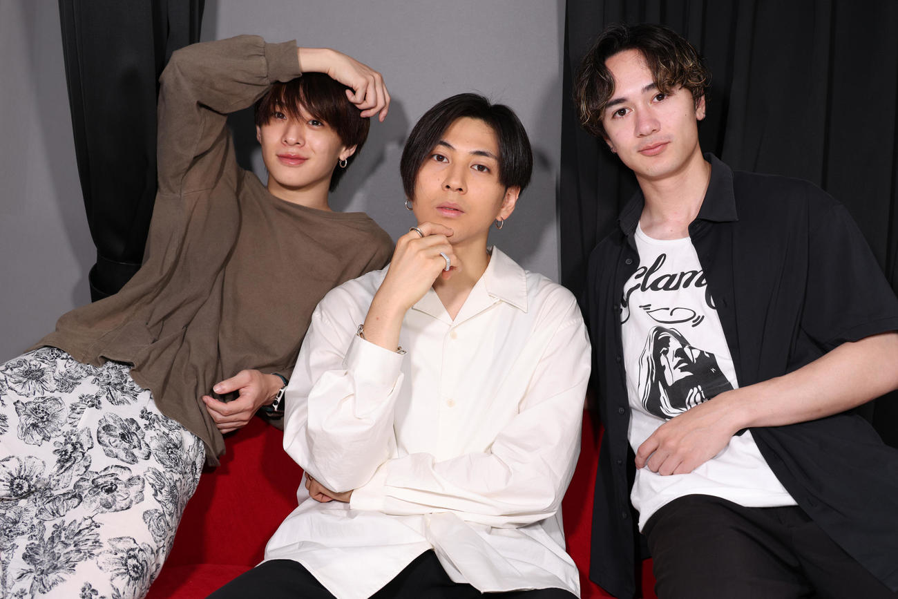 ミュージカル「Re～星の王子さま」への意気込みを語る、左から今牧輝琉、井澤勇貴、DION（2025年7月17日撮影）
