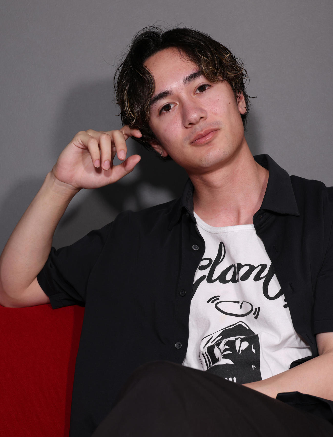 ミュージカル「Re～星の王子さま」への意気込みを語るDION（撮影・中島郁夫）
