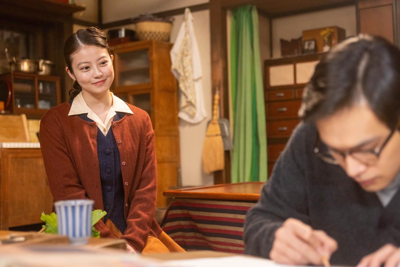 NHK連続テレビ小説「あんぱん」の1場面（C）NHK