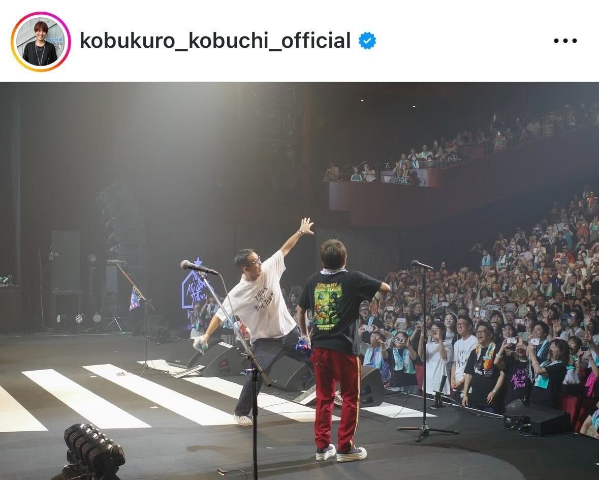 九州地方の豪雨に安全を呼びかけるコブクロ小渕健太郎（インスタグラムから）