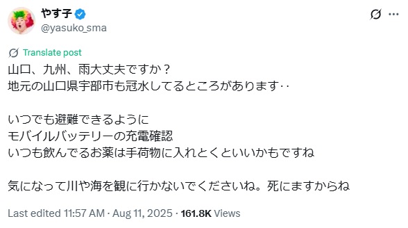 やす子のXから