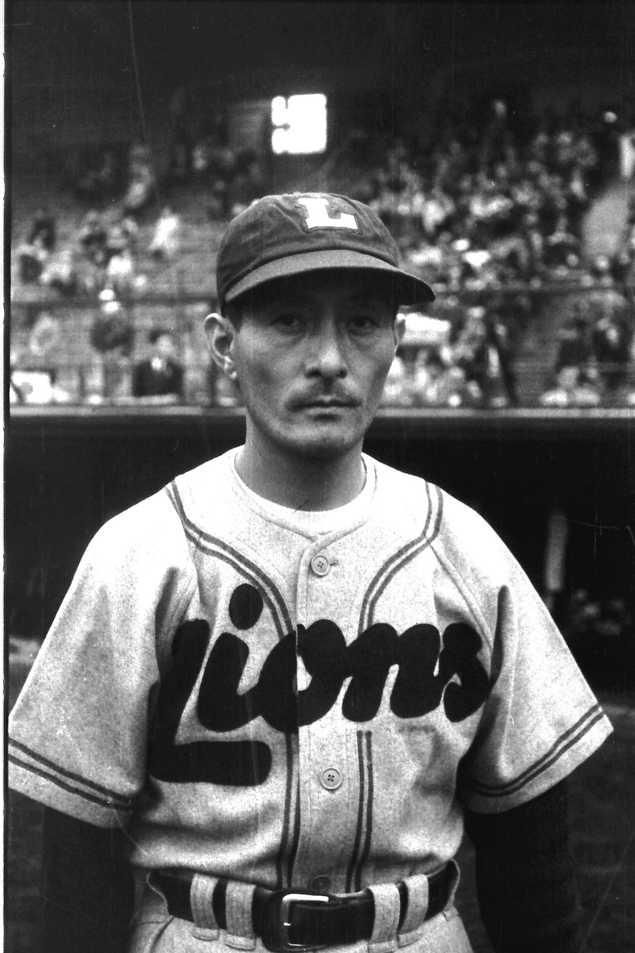 西鉄ライオンズ時代の宮崎要さん（1951年5月）