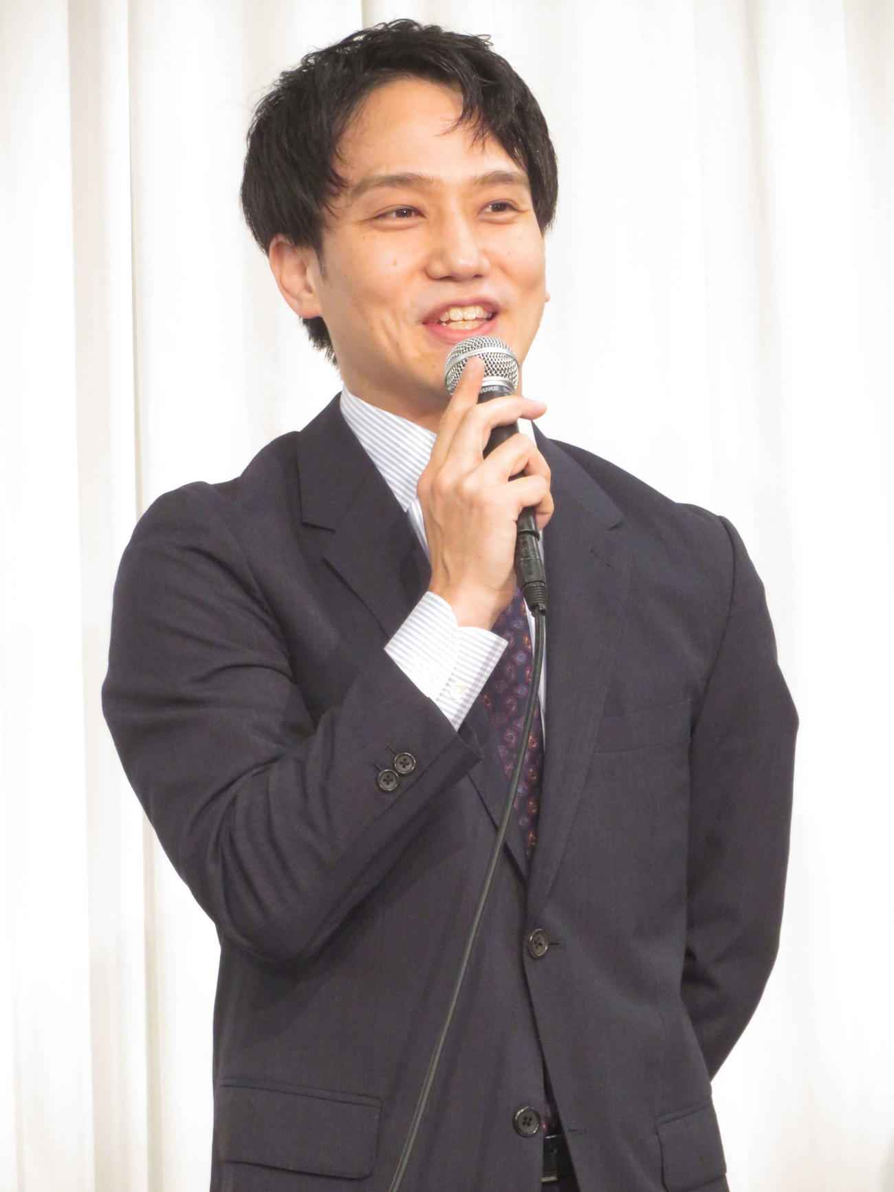 都内で「松竹大歌舞伎」制作発表記者会見に出席した中村歌昇
