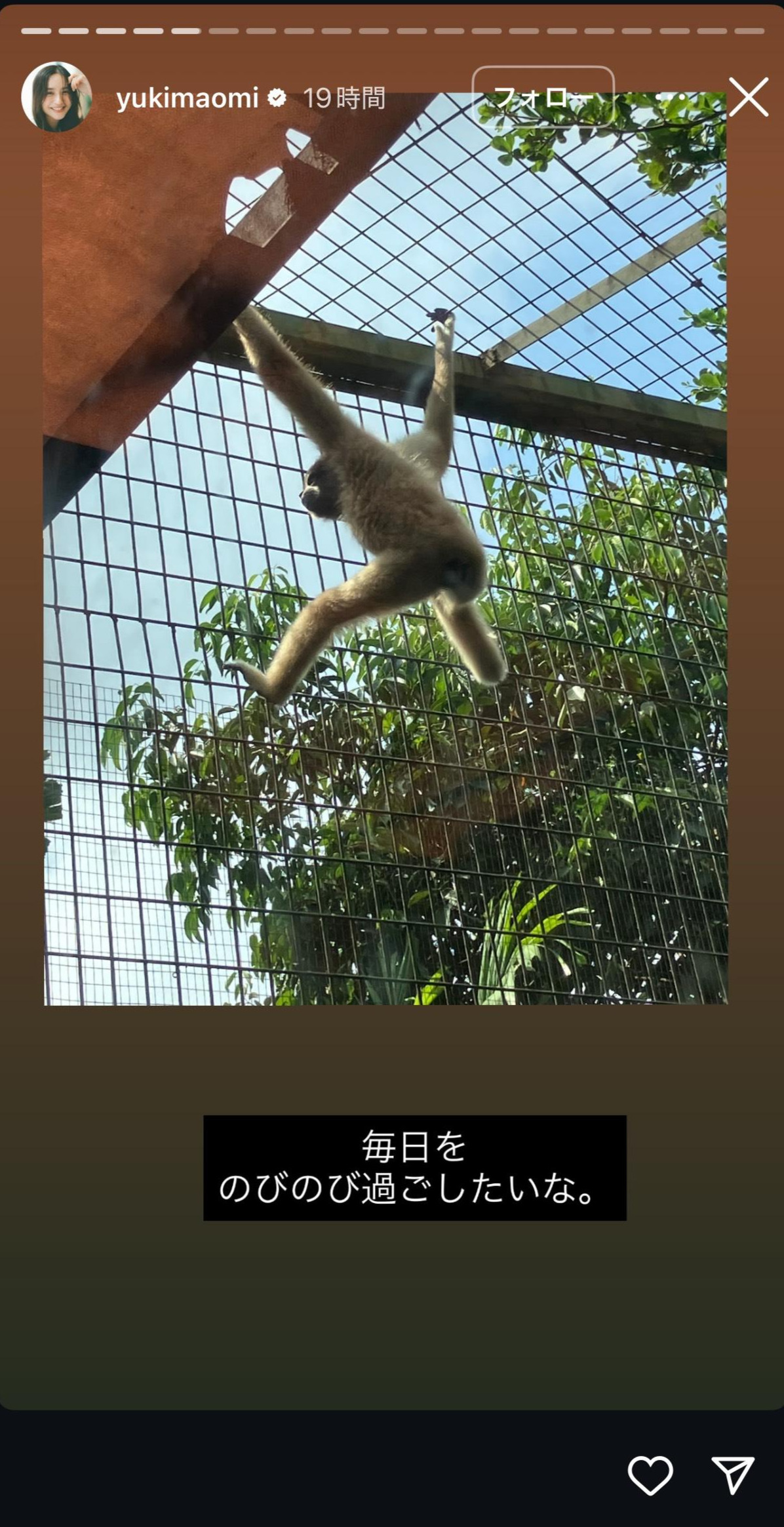 優木まおみのインスタグラムから