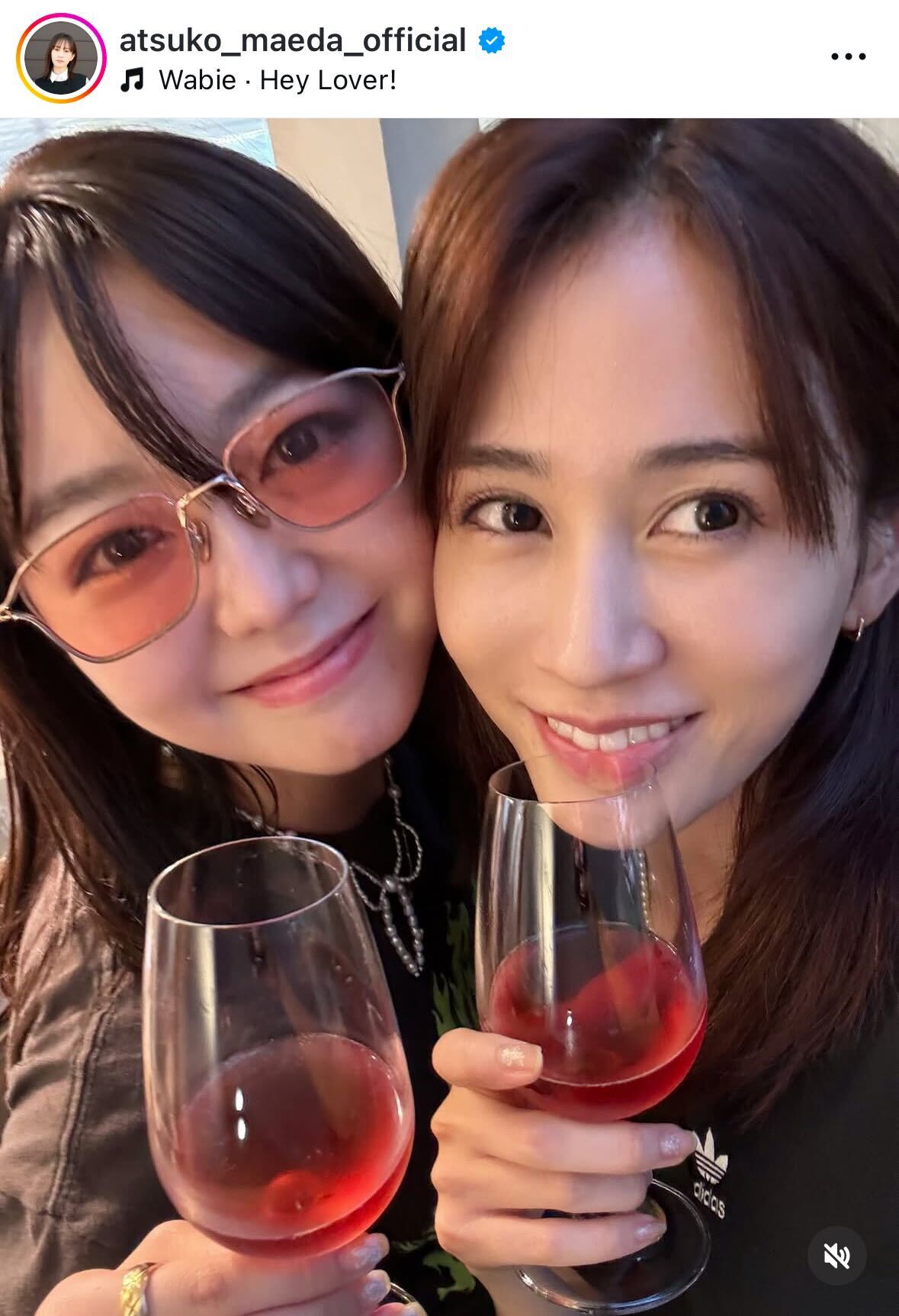 前田敦子のインスタグラムから