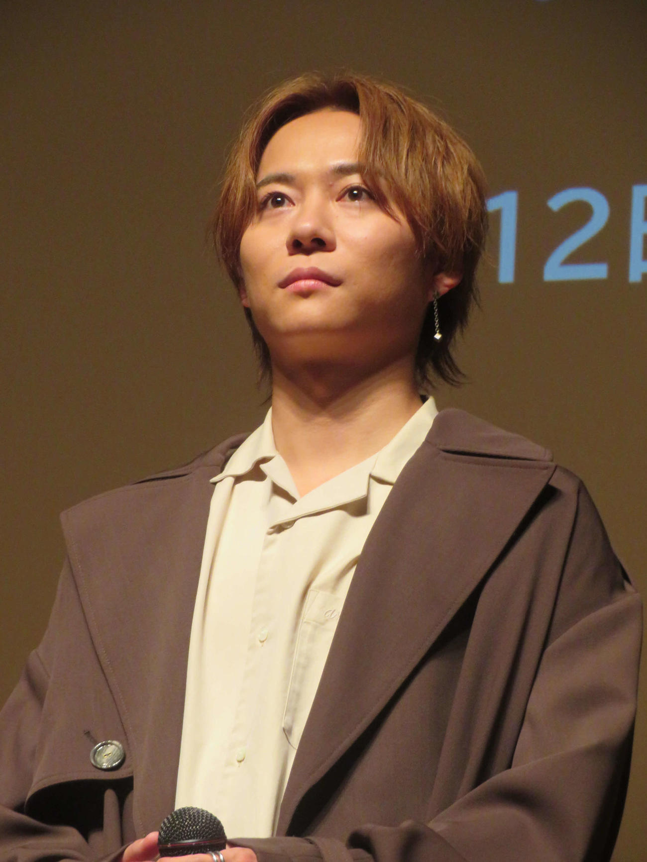 映画「熊本の彼氏」完成披露上映イベントinm TOKYOに出席した杉本琢弥（撮影・川田和博）