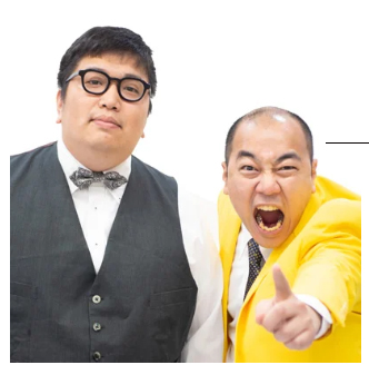 きしたかの　左から岸大将、高野正成（TBSラジオから）