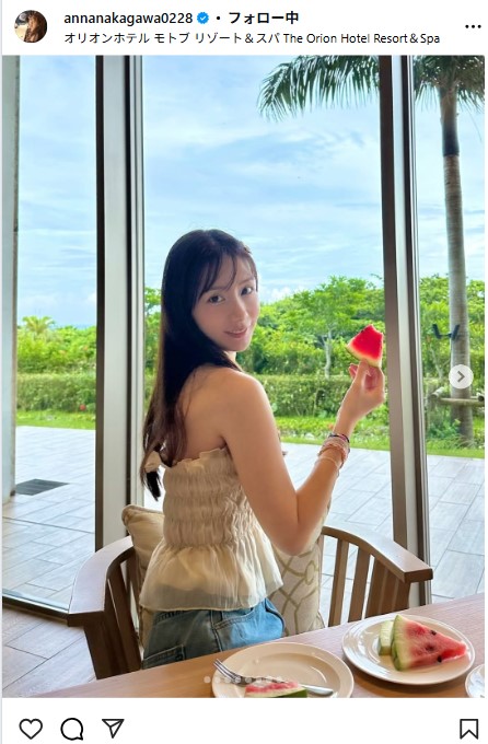 中川杏奈のインスタグラムから