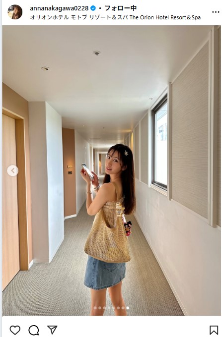 中川杏奈のインスタグラムから