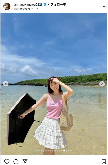 中川杏奈のインスタグラムから