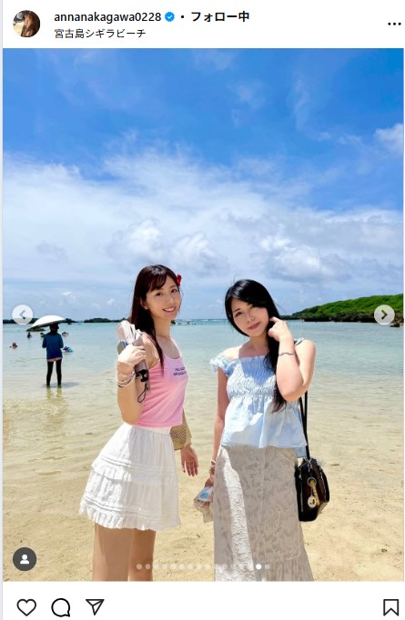 中川杏奈のインスタグラムから
